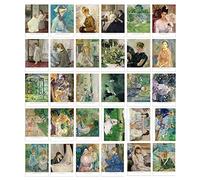 HOSTEESSCHOICE Lot de 30 cartes postales représentant des tableaux célèbres de Berthe Morisot, 10,2 x 15,2 cm