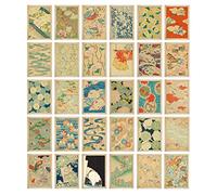 HOSTEESSCHOICE Lot de 30 cartes postales vintage de l'artiste japonais Korin Furuya Art Mer Variété de peinture paysage célèbre, 10,2 x 15,2 cm