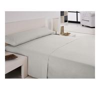 Hosteline Iris Jeu De Draps Blanc Pour Lit Double
