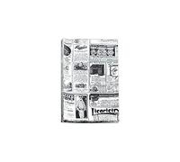Hostelnovo - Lot de 100 papiers anti-graisse pour emballage alimentaire - Dimensions uniques 32 x 20 cm - Spécial pour les puces de panier et tout type de récipient - Papier journal