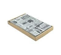 Hostelnovo. Lot de 500 feuilles de papier anti-graisse. TAILLE PETIT: 32 x 20 cm. Pour emballages alimentaires. Burgers, hot dogs, crêpes