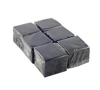Hostelnovo Lot de 600 serviettes de table jetables 10 x 10 cm (pliée) et 20 x 20 cm (dépliée) Noir