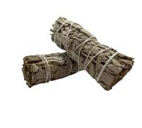 HOSTENATURA 2 attaches Sauge blanche de Californie | Écologique et durable | 100 % d'origine | Purification, nettoyage énergétique et harmonie | 10 cm | 2 unités