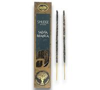 HOSTENATURA Bâtons d'encens bio AUM Fragrances Sauge blanche - 25 g. - Fabriqué à la main en Inde avec des ingrédients naturels - HOSTENATURA