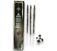 HOSTENATURA Encens Pyrite Aroma Smudge Kit d'encens Pyrite - Bâtons d'encens avec minéraux - 1 boîte de 20 g HOSTENATURA