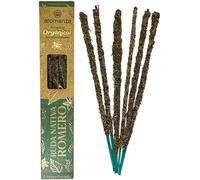 HOSTENATURA Sahumerio Bio Ruda indigène et romarin avec feuilles de romarin Aromanza Argentina - 6 tiges naturelles - contre l'envie