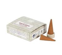 HOSTENATURA SATYA Lot de 12 cônes d'encens sauge blanche