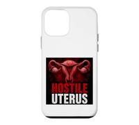 Hostile Uterus Pro Choice, féministe, Droits des Femmes, colère et Amusement Coque pour iPhone 12 Mini