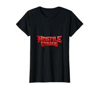 Hostile Uterus Pro Choice, féministe, Droits des Femmes, colère et Amusement T-Shirt Graphique avec Valeur, Femme, Noir, L