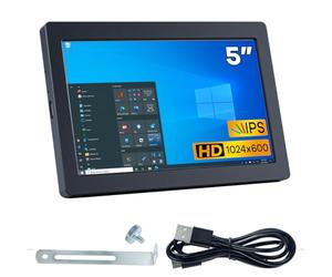 Hosyond Mini Moniteur USB C 1024 x 600 IPS de Type C pour Ordinateur Portable Windows 7/8/10/11