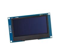 Hosyond Module d'affichage OLED 2,4" 128 x 64 IIC I2C SSD1309 pilote OLED Module d'écran pour Arduino R3 ESP32 (jaune)