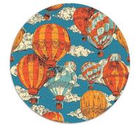 Hot Air Balloons 1000 Pieces Puzzles Ronds Puzzle De l'art De La Décoration Moderne Jeu Cadeau Unique Puzzle DIY
