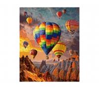Hot Air Balloons 40 x 50 cm - Peinture par numéros