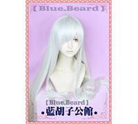 Hot Anime destin/Grand ordre FGO Cosplay perruque roulette Anastasia Cosplay perruque 120 cm argent blanc longue perruque + piste + casquette