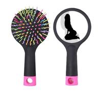 Hot Beautiful Woman Kneel Contour Salon Brosse à cheveux démêlante Base coussin