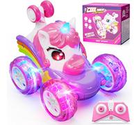 Hot Bee Voiture Telecommandé Enfant Rechargeable, Voiture Télécommandée Fille, Jouet Enfant 3 4 5 6 Ans Fille, Licorne Jouet, Licorne Cadeau pour De 3 à 6 Ans