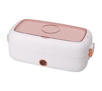 Hot Ben-to Boîte à déjeuner auto-chauffante en acier inoxydable 26 x 12 x 13 cm Alimentation par batterie USB Pour la maison, le bureau, l'école, les voyages, le camping