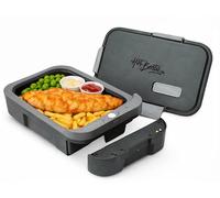 Hot Bento Plus Boîte à déjeuner auto-chauffante et chauffe-aliments amovible alimentée par piles, portable, sans fil, repas chauds pour bureau, voyage, chantier, pique-nique, loisirs de plein air