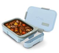 Hot Bento PLUS - Lunch Box Chauffante Électrique Portable avec Batterie USB-C Amovible | Chauffe-Repas en 10 Min | Gamelle Chauffante pour Bureau, Voiture, École et Voyages | 994 ml | Bleu Ciel