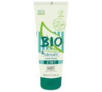 HOT Bio 2en1 - gel lubrifiant à base d'eau et massage - 200ml