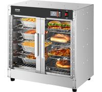 VEVOR Armoire Chauffante Étuve Traiteur 4 Niveaux avec Bac à Eau Restauration