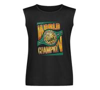 Hot Boxing of The World WBC Men Canelo Alvarez Men Men's Vests Tank Tops O-Neck 100% Cotton Undershirts Unisex Sleeveless T-Shirt Black S