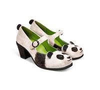 Hot Chocolate Design Chocolaticas Ballerines à Talons Moyens pour Femmes, Panda, 41 EU