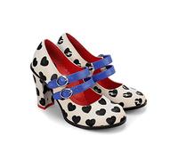 Hot Chocolate Design Chocolaticas He Loves Me, He Loves Me Not Ballerines Mary Jane Talons Hauts Escarpins pour Femmes Multicolore HCD 37
