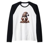Hot Chocolate GNOME Graphic for Winter and Cocoa Lovers Manche Raglan