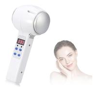 Hot Cold Facial Massager, Hot and Cold Hammer Beauty Instrument with LCD Display Screen, Adjustable Hot Cold Mode, Skin Rejuvenation Shrink Pore Anti-ageing, For Home, Face Body Beauty