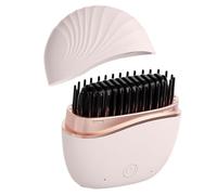 Hot Comb - Brosse lissante à cheveux de 3,35 x 3,74 pouces, peigne de coiffage rapide à 3 températures, brosse sans fil à chauffage rapide rechargeable de 2 000 mAh pour femmes | Toilettes de