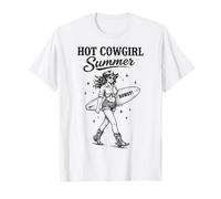 Hot Cowgirl Summer Howdy Surfing Vibes T-Shirt