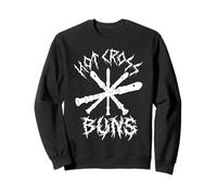 Hot Cross Buns Flûte à Bec Humoristique en métal Lourd Sweatshirt