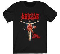 Hot Deicide Once Upon The Cross Shirt Hip Hop T-ShirtBlackM
