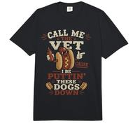 Hot Dog Appelle-Moi Le vétérinaire Parce Que Je suis en Train d'abattre Ces Chiens Comfort Colors Adult Heavyweight T-Shirt