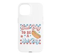 Hot Dog Bad Day to Be A Hot Dog Vintage du 4 Juillet Coque pour iPhone 15