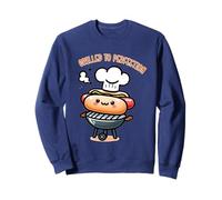 Hot Dog BBQ | BBQ King Grilled To Perfection Food Chef Sweatshirt