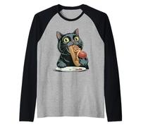 Hot Dog Chat Saucisse Hot-Dog Chaton Hotdog Manche Raglan