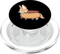 Hot-Dog Corgi Chien en Peluche Kawaii à Pattes Courtes PopSockets PopGrip pour MagSafe