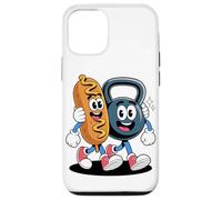 Hot Dog Et Kettlebell Ami Drôle Fitness Gym Coque pour iPhone 12/12 Pro