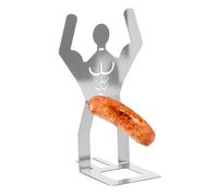 Hot Dog Holder, Stainless Steel Sausage Roaster & Grill Accessory, Durable Hot Dog Grill Holder for Backyard, Picnic, Camping, Party, Bar, Restaurant, Home Kitchen, Cooking, Summer, and Outdoor Fun