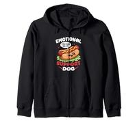 Hot Dog Kawai Soutien émotionnel Fast Food Sweat à Capuche