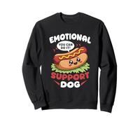 Hot Dog Kawai Soutien émotionnel Fast Food Sweatshirt