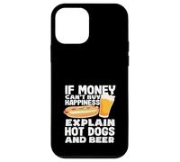 Hot Dog Lover Happiness Hot-dogs et bière Coque pour iPhone 12 mini