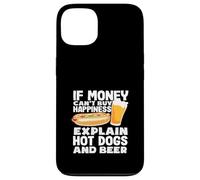 Hot Dog Lover Happiness Hot-dogs et bière Coque pour iPhone 13