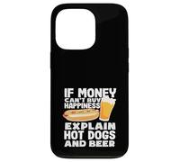 Hot Dog Lover Happiness Hot-dogs et bière Coque pour iPhone 13 Pro