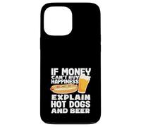 Hot Dog Lover Happiness Hot-dogs et bière Coque pour iPhone 13 Pro Max