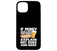Hot Dog Lover Happiness Hot-dogs et bière Coque pour iPhone 15 Plus