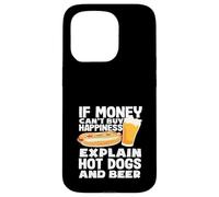 Hot Dog Lover Happiness Hot-dogs et bière Coque pour iPhone 15 Pro