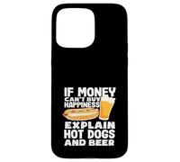 Hot Dog Lover Happiness Hot-dogs et bière Coque pour iPhone 15 Pro Max